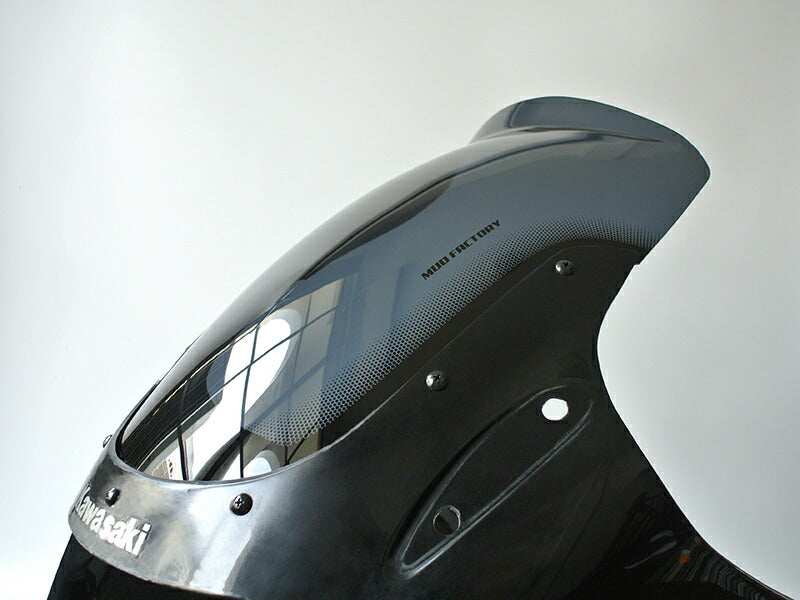 JDM kawasaki Ninja ZZ-R1100 / ZX-11 / C1-C4 Dark Smoke windshield - RHD parts [zx11c-std-ds-lg]