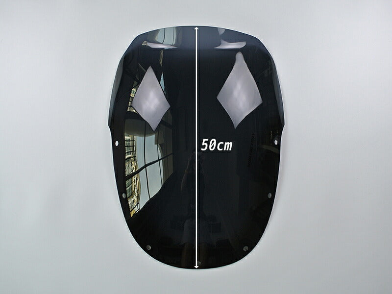 JDM kawasaki Ninja ZZ-R1100 / ZX-11 / C1-C4 Dark Smoke windshield - RHD parts [zx11c-std-ds-lg]