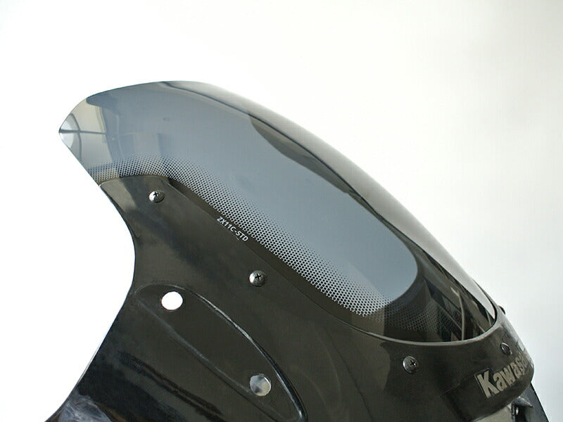 JDM kawasaki Ninja ZZ-R1100 / ZX-11 / C1-C4 Dark Smoke windshield - RHD parts [zx11c-std-ds-sh]