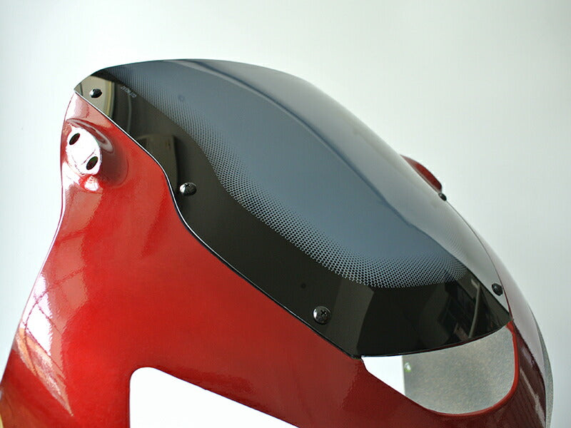 JDM KAWASAKI Ninja ZX-12R / ZX1200-A1(2000) / ZX1200-A2(2001) Dark Smoke windshield - RHD parts [zx12r-std-ds-sh]