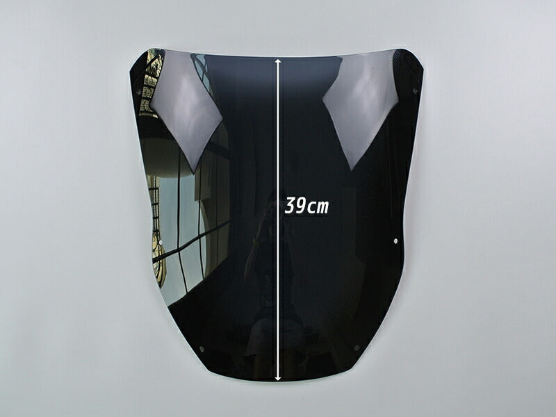 JDM KAWASAKI Ninja ZX-12R / ZX1200-A1(2000) / ZX1200-A2(2001) Dark Smoke windshield - RHD parts [zx12r-std-ds-sh]