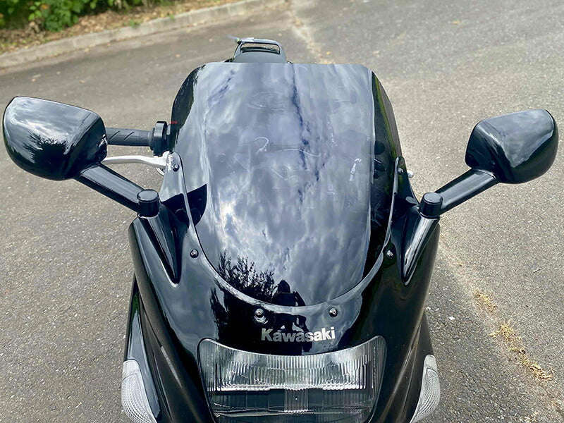 JDM KAWASAKI NINJA ZX-11 ZZR1100 D-type Windshield - RHD parts [zzr11-std-ds-sh]